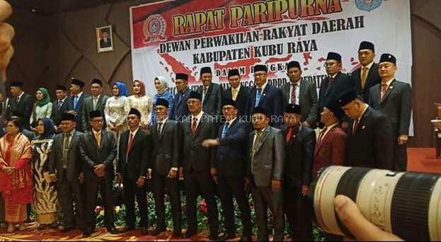 Anggota DPRD Kubu Raya Periode 2019-2024 Resmi Dilantik