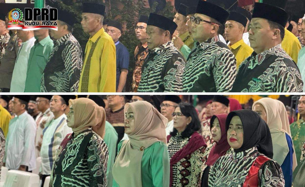 Pimpinan dan Anggota DPRD Kabupaten Kubu Raya Hadiri Pembukaan MTQ ke-XI Tingkat Kabupaten